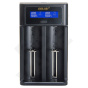 Golisi I2 2A Smart USB Charger with LCD Screen (Black)