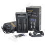 Golisi I2 2A Smart USB Charger with LCD Screen (Black)