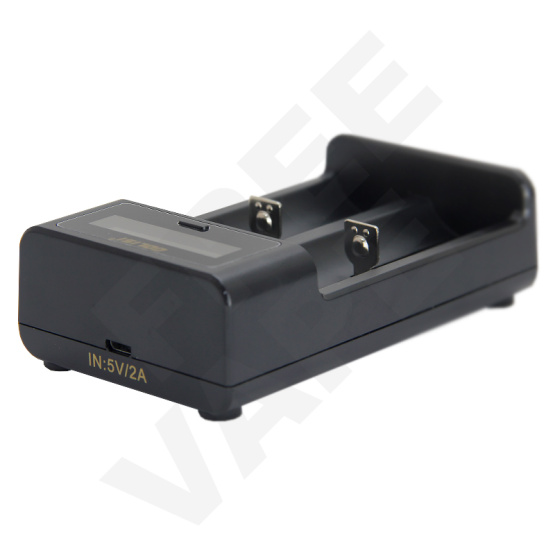 Golisi I2 2A Smart USB Charger with LCD Screen (Black)